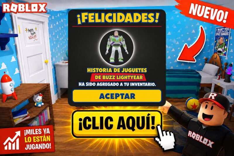 Este es el Juego de Toy Story que Podría Darte la Skin de Buzz Lightyear y Hasta 5,000 Robux: Todo lo que Debes Saber