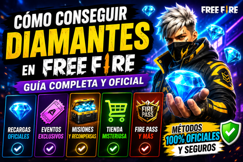Cómo Conseguir Diamantes en Free Fire de Forma Oficial: Guía Completa para Obtener la Moneda Premium de Manera Segura
